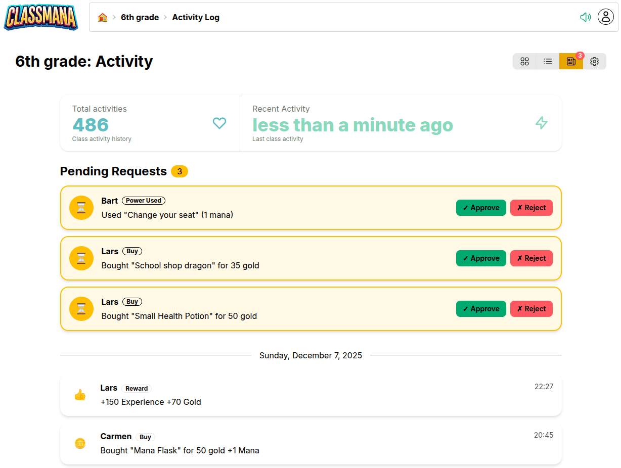 Students Can Now Use Powers and Shop on Their Own!
