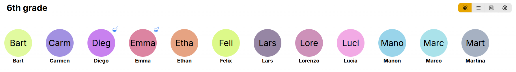 Class Dashboard
